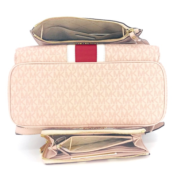 4PCS Michael Kors Abbey LG Backpack Wallet Clutch - Picture 5 of 8